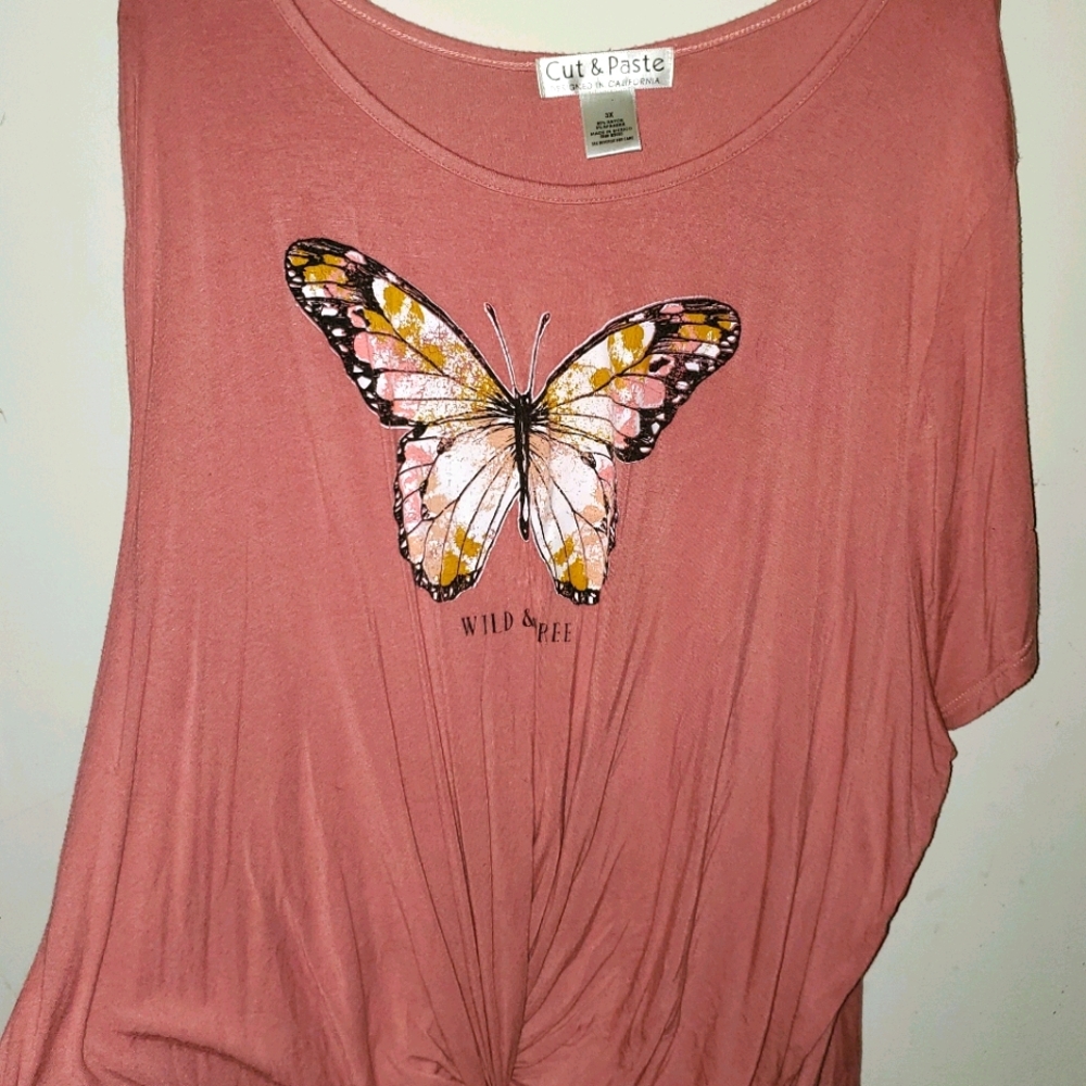 Cut & Paste 3x Butterfly Top